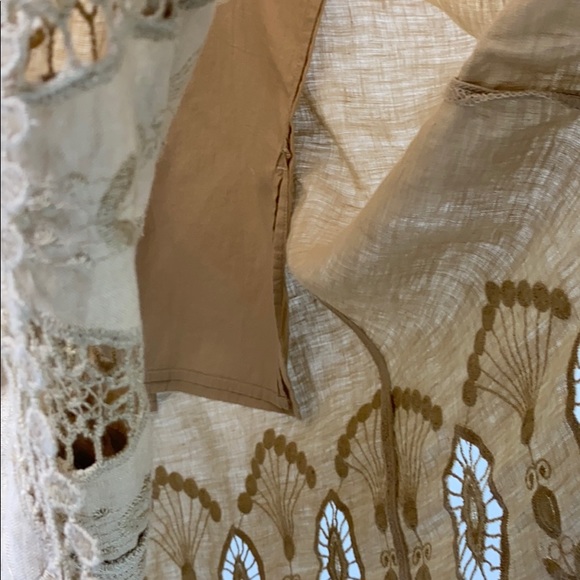 NWT CHICO'S long skirt size 3 beige - Picture 6 of 8